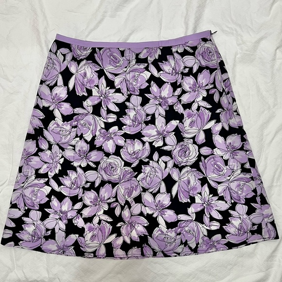RAFAELLA Floral Print Skirt - Picture 1 of 3